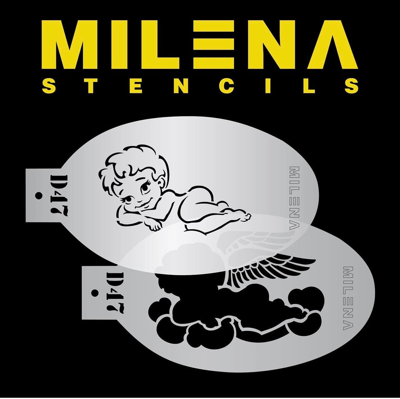 Milena Face Painting Stencils D47