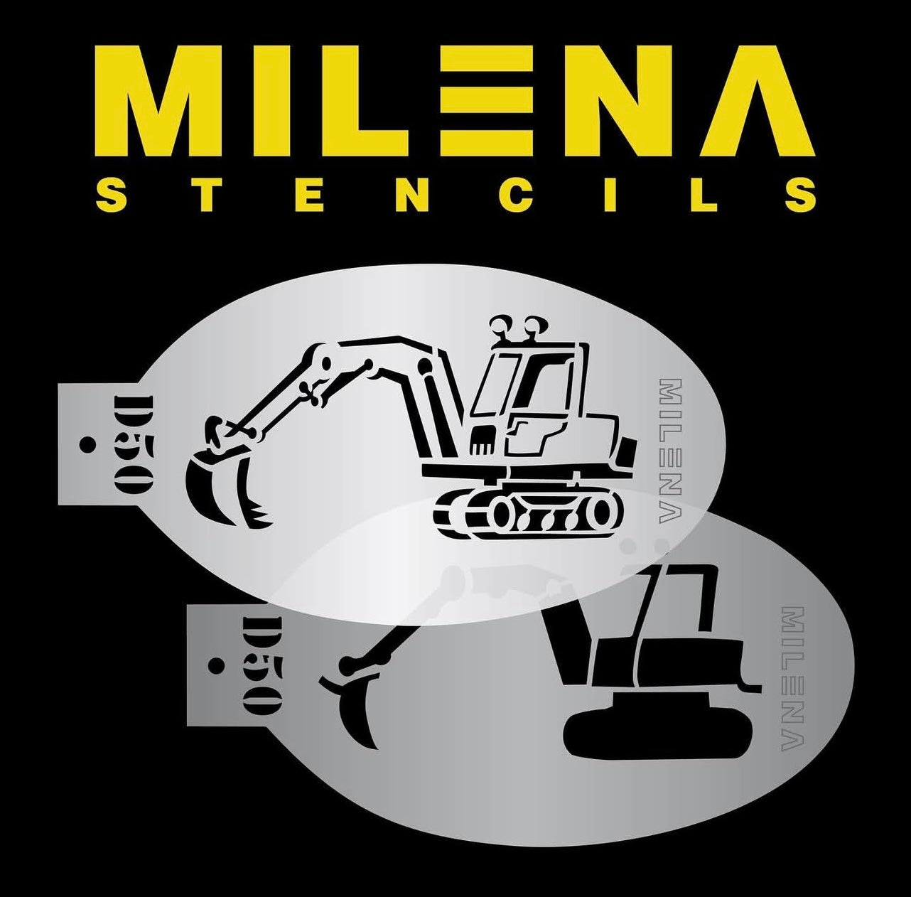 Milena Face Painting Stencils D50
