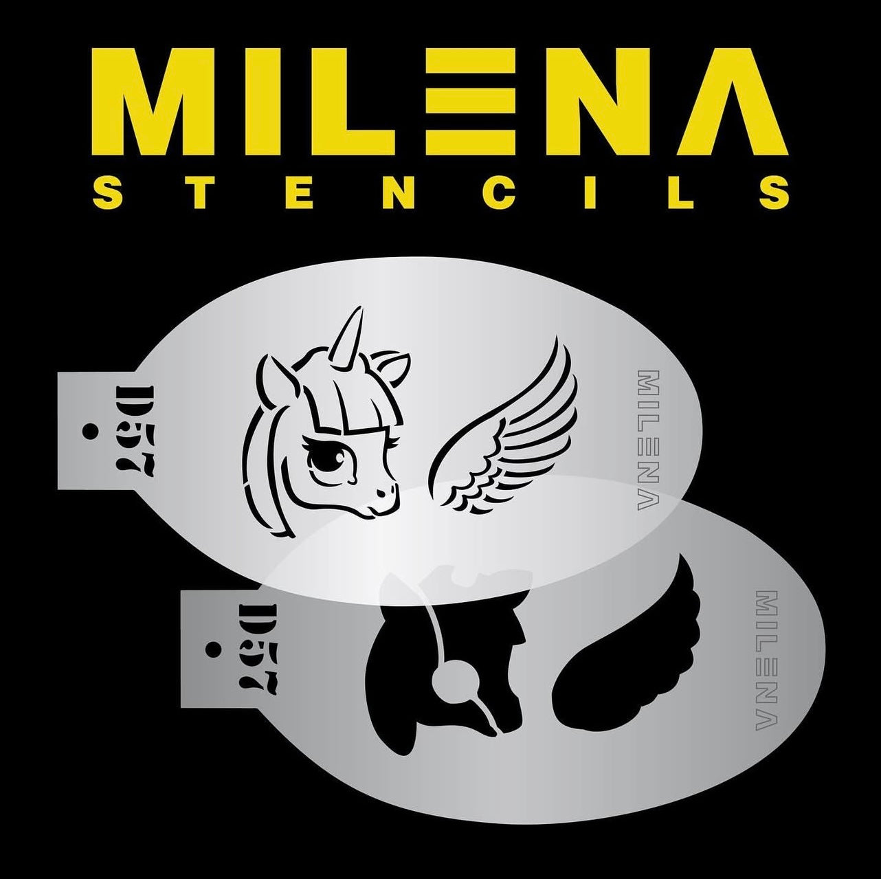 Milena Face Painting Stencils D57