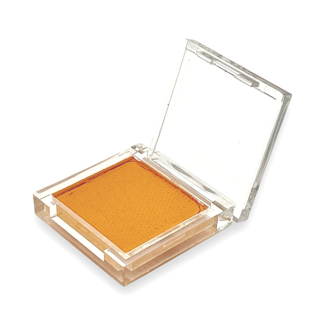 Creamy Matte Colors Flip Lid Container10g Ochre - Kryvaline Body Art Makeup | Glitter Tattoos, Face & Body Paint, Design - Kryvaline Body Art Makeup