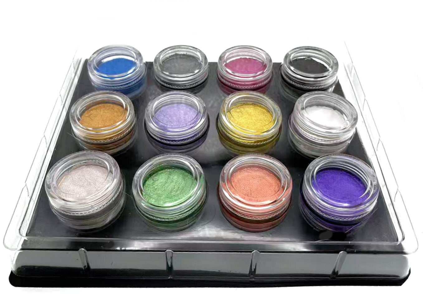 Kryvaline Creamy Line Pearly Face Paint Kit 12 Colors 10g Each