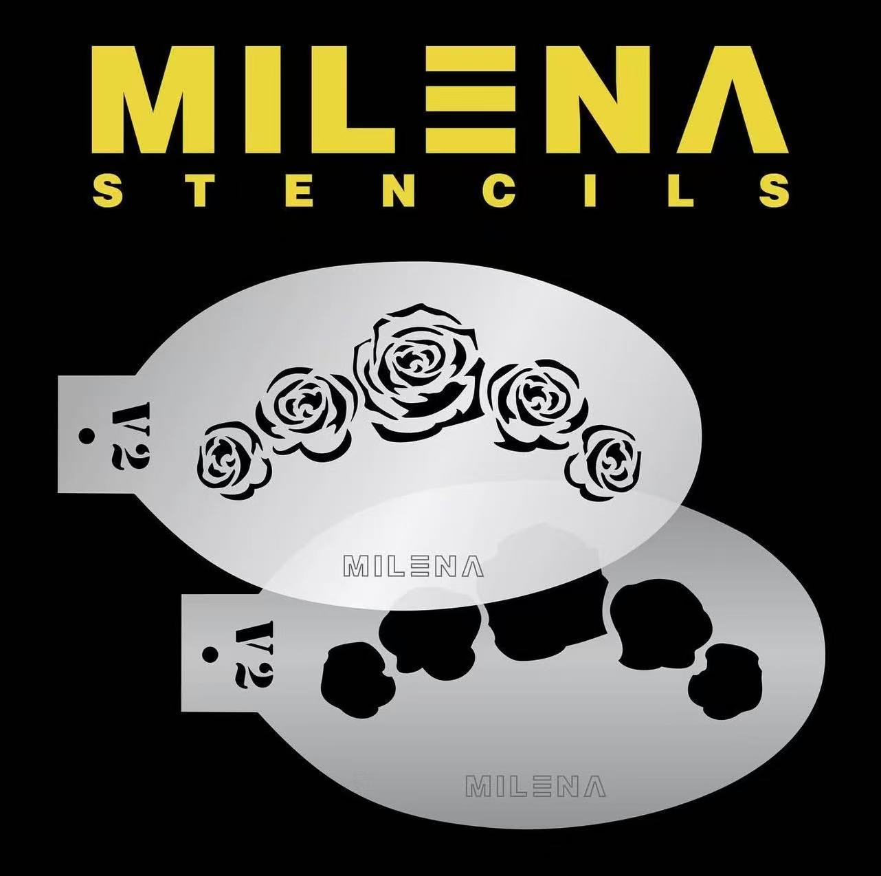 Milena Face Painting Stencils V2