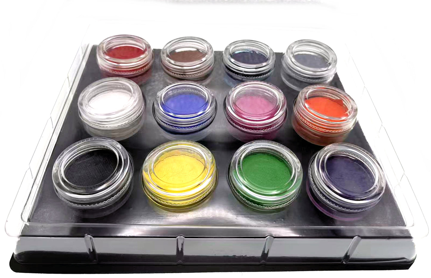 Kryvaline Creamy Line Matte Face Paint Kit 12 Colors 10g Each