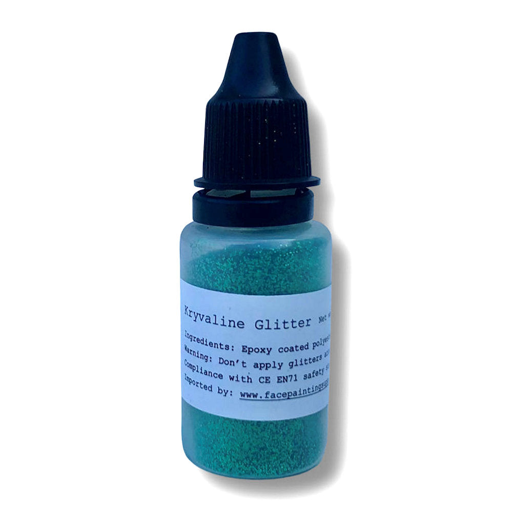 Glitter Tattoo Dust Wild Green - Kryvaline Body Art Makeup | Glitter Tattoos, Face & Body Paint, Design - Kryvaline Body Art Makeup