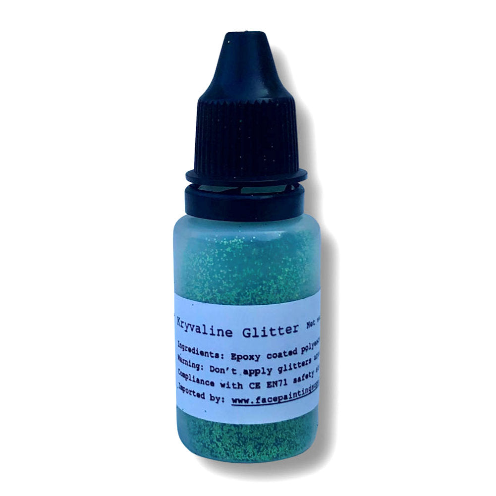 Glitter Tattoo Dust Amazon Green - Kryvaline Body Art Makeup | Glitter Tattoos, Face & Body Paint, Design - Kryvaline Body Art Makeup