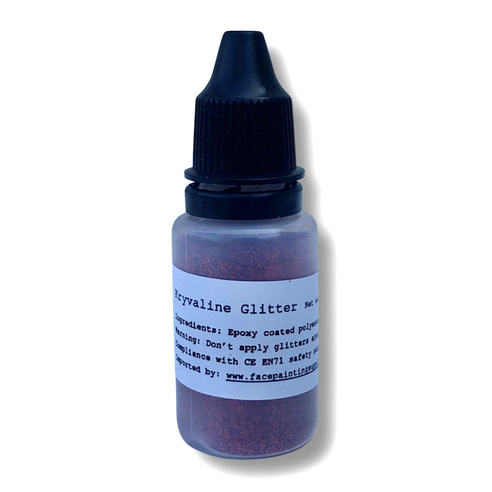 Glitter Tattoo Dust Fire Red - Kryvaline Body Art Makeup | Glitter Tattoos, Face & Body Paint, Design - Kryvaline Body Art Makeup