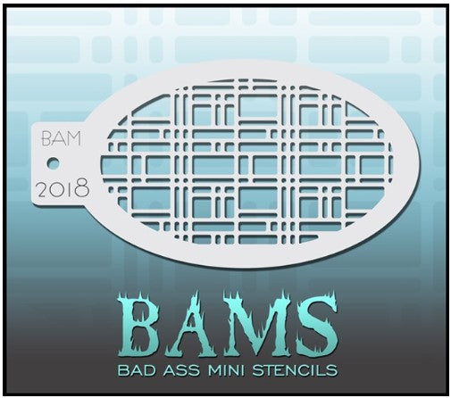 Bad Ass Mini Stencils 2018 - Kryvaline Body Art Makeup | Glitter Tattoos, Face & Body Paint, Design - Kryvaline Body Art Makeup