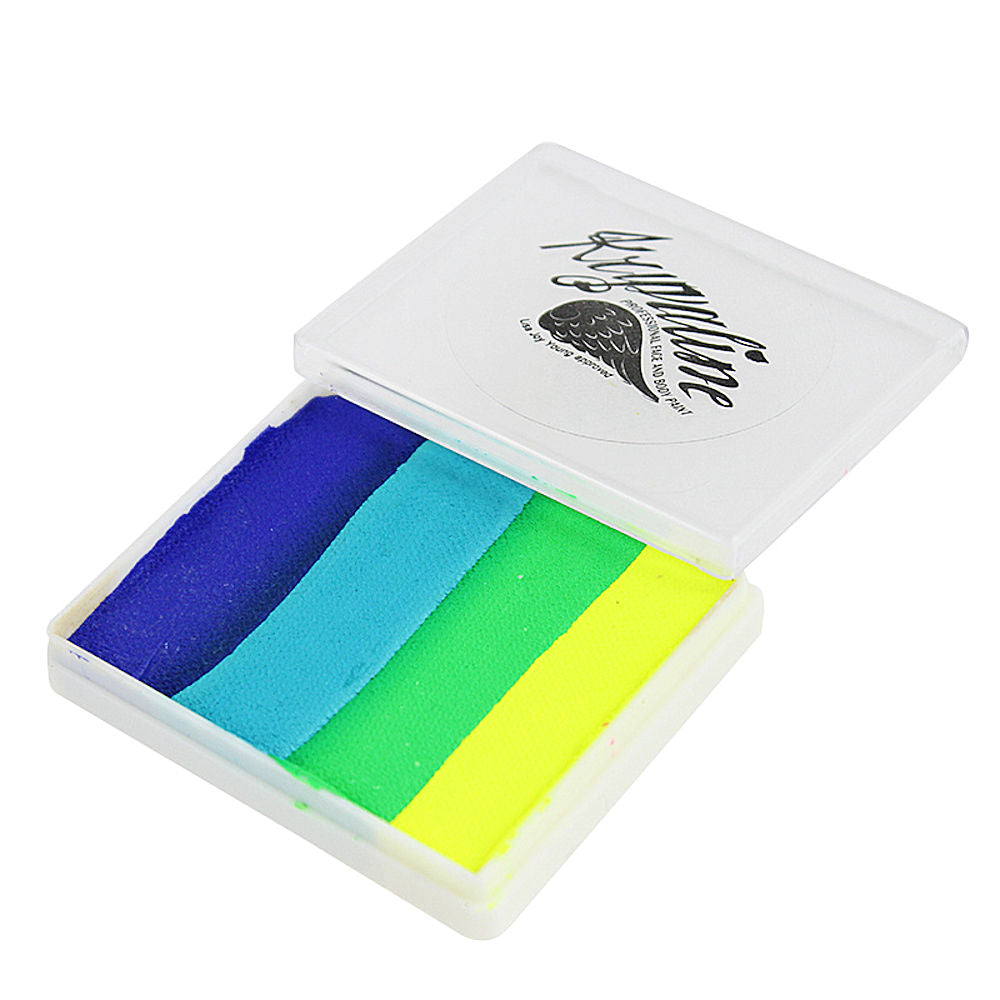 Kryvaline Face and Body Paint Split Cakes 50g Luna - Kryvaline Body Art Makeup | Glitter Tattoos, Face & Body Paint, Design - Kryvaline Body Art Makeup