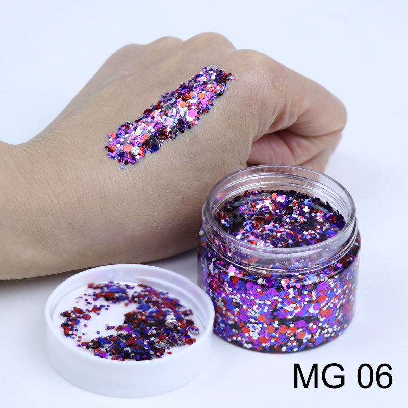 Glitter Gels MG06 40ml - Kryvaline Body Art Makeup | Glitter Tattoos, Face & Body Paint, Design - Kryvaline Body Art Makeup