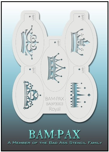 PAX Stencils 3003 - Kryvaline Body Art Makeup | Glitter Tattoos, Face & Body Paint, Design - Kryvaline Body Art Makeup