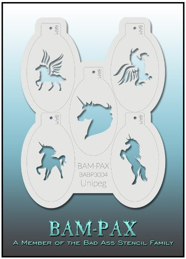 PAX Stencils 3004 - Kryvaline Body Art Makeup | Glitter Tattoos, Face & Body Paint, Design - Kryvaline Body Art Makeup