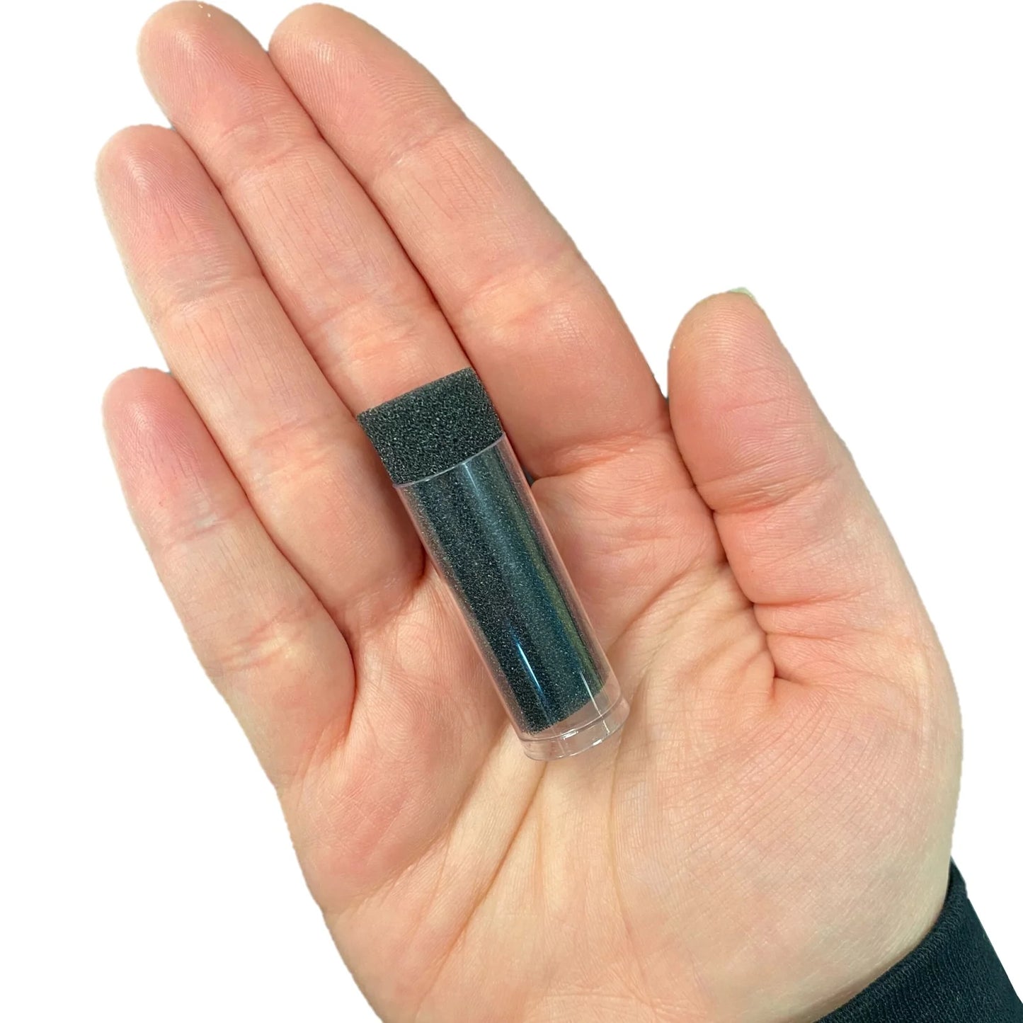 Black Tube Sponges Set of 4 - Kryvaline Body Art Makeup | Glitter Tattoos, Face & Body Paint, Design - Kryvaline Body Art Makeup