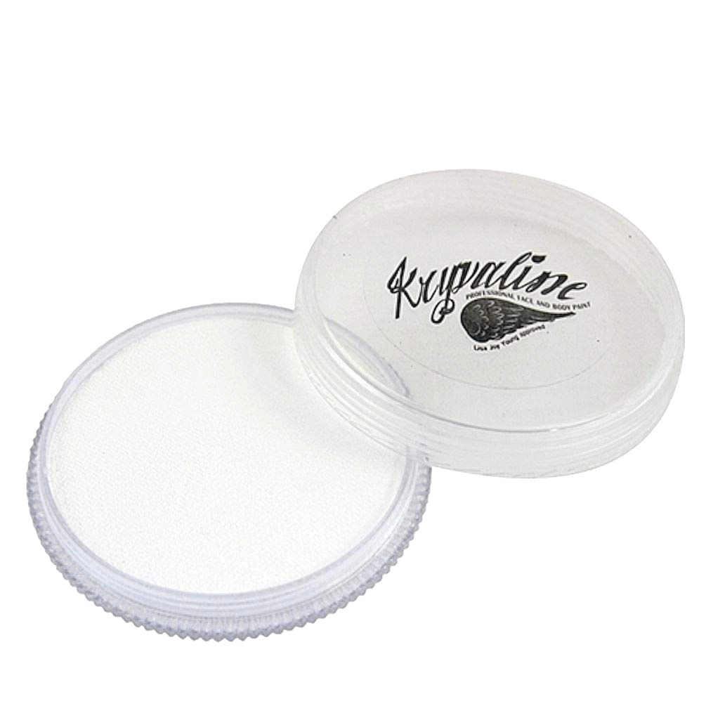 Kryvaline Face and body Paint Metallic Colors 30g White - Kryvaline Body Art Makeup | Glitter Tattoos, Face & Body Paint, Design - Kryvaline Body Art Makeup