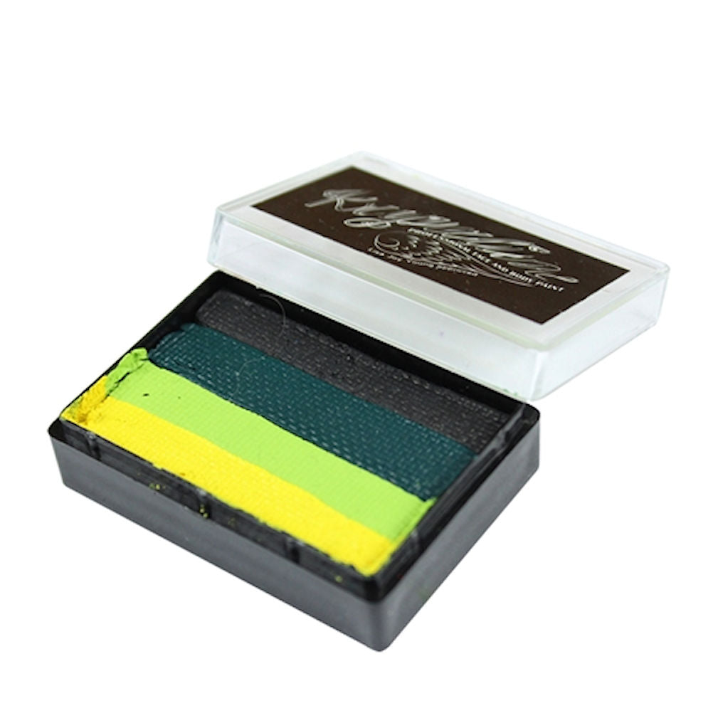 Kryvaline Split Cakes 40g Reptile - Kryvaline Body Art Makeup | Glitter Tattoos, Face & Body Paint, Design - Kryvaline Body Art Makeup