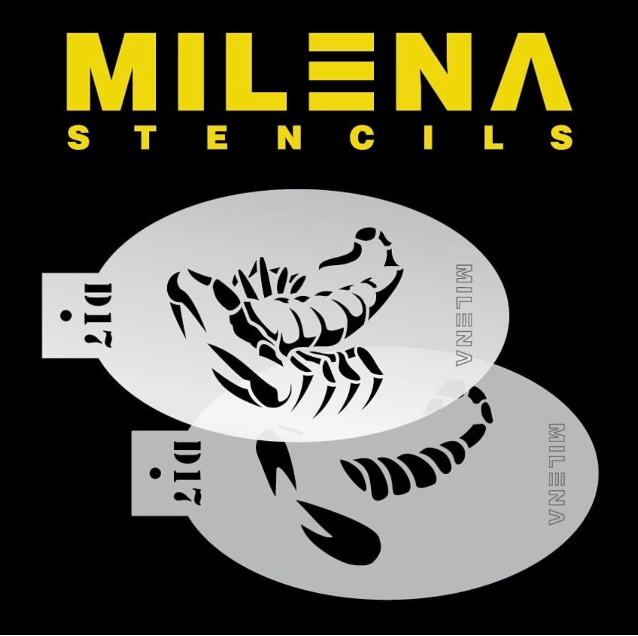 Milena Face Painting Stencils D17