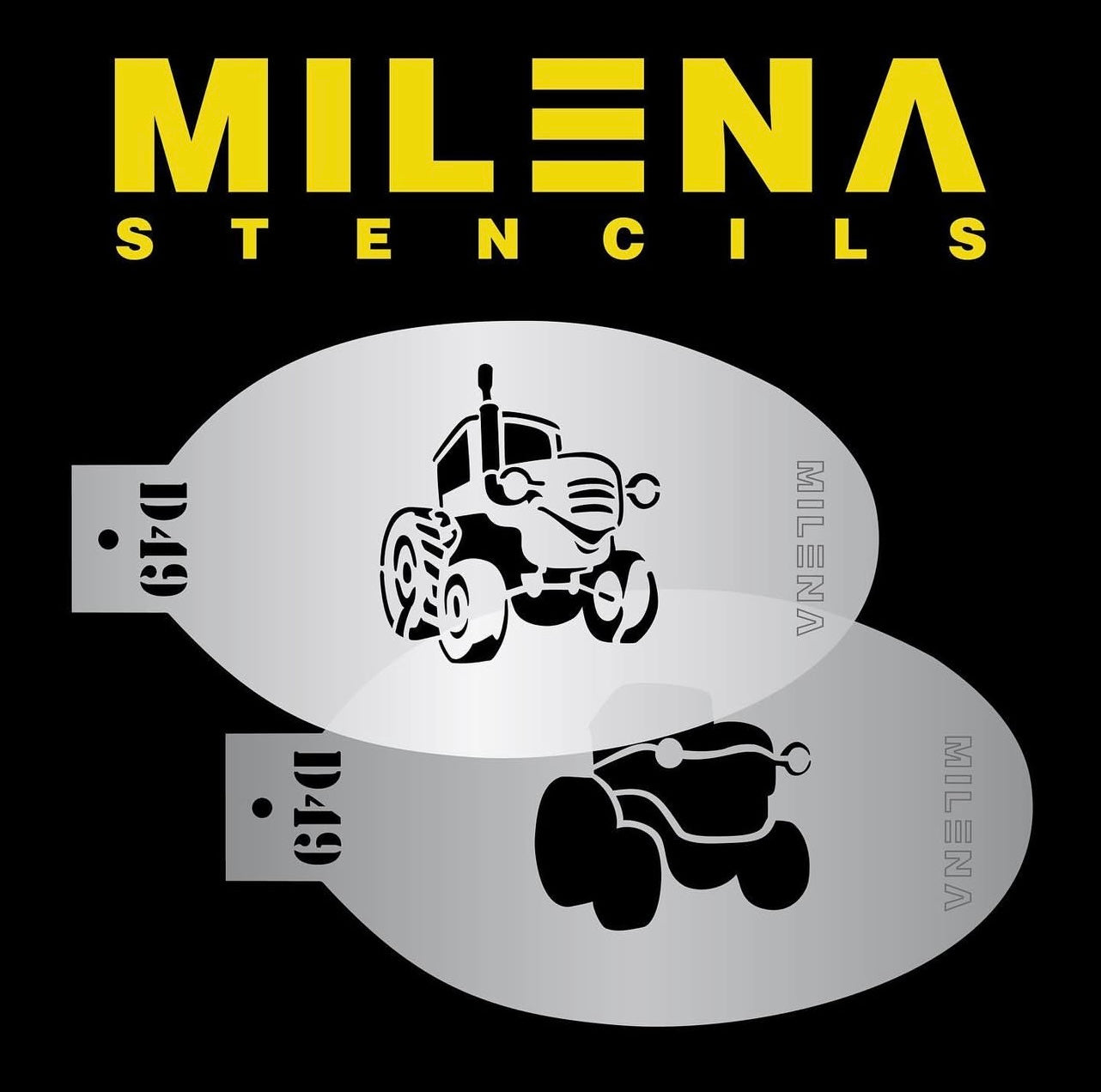 Milena Face Painting Stencils D49
