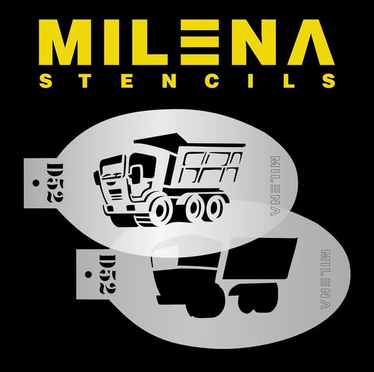 Milena Face Painting Stencils D52