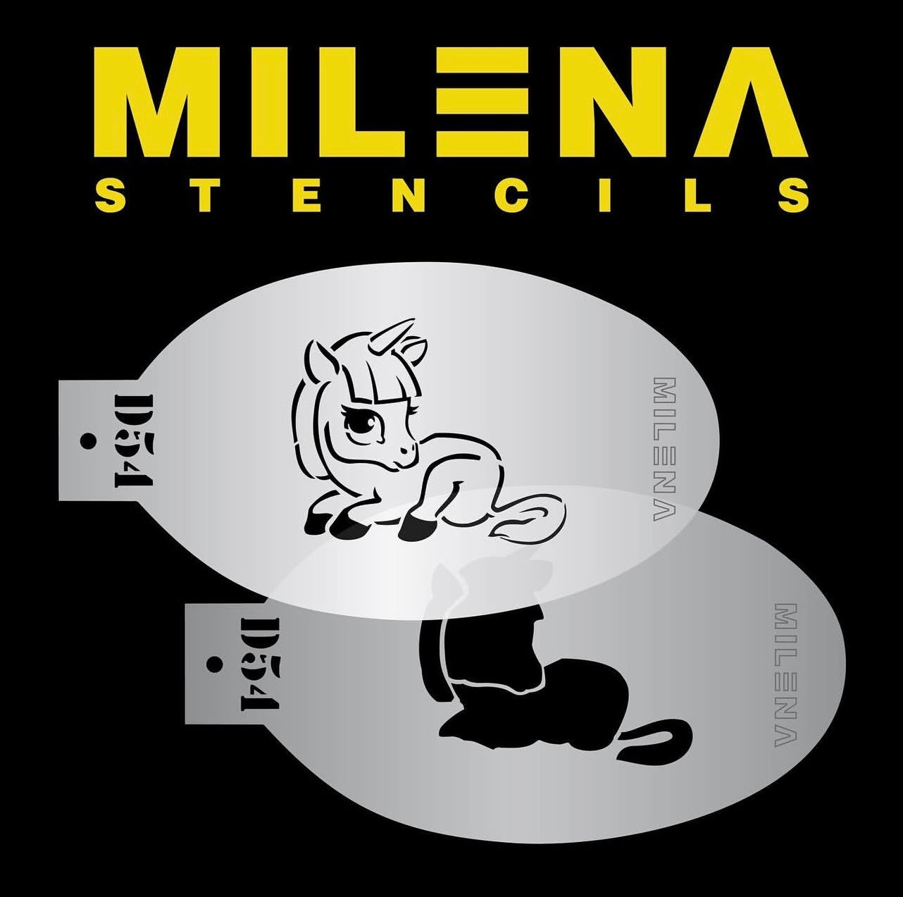 Milena Face Painting Stencils D54
