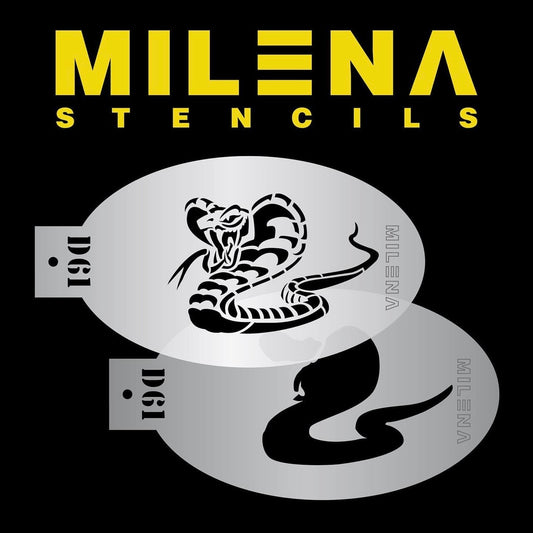 Milena Face Painting Stencils D61