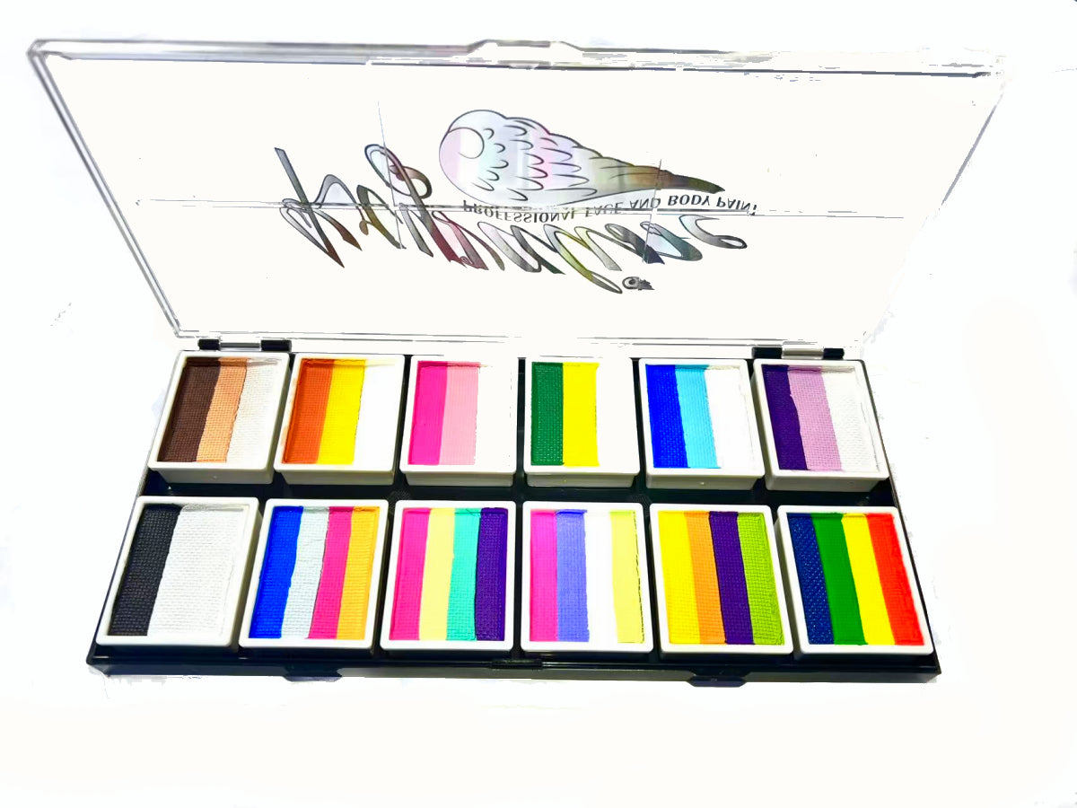 Face Painting Split Cake Palette （12 Lighter Cakes) 10g each