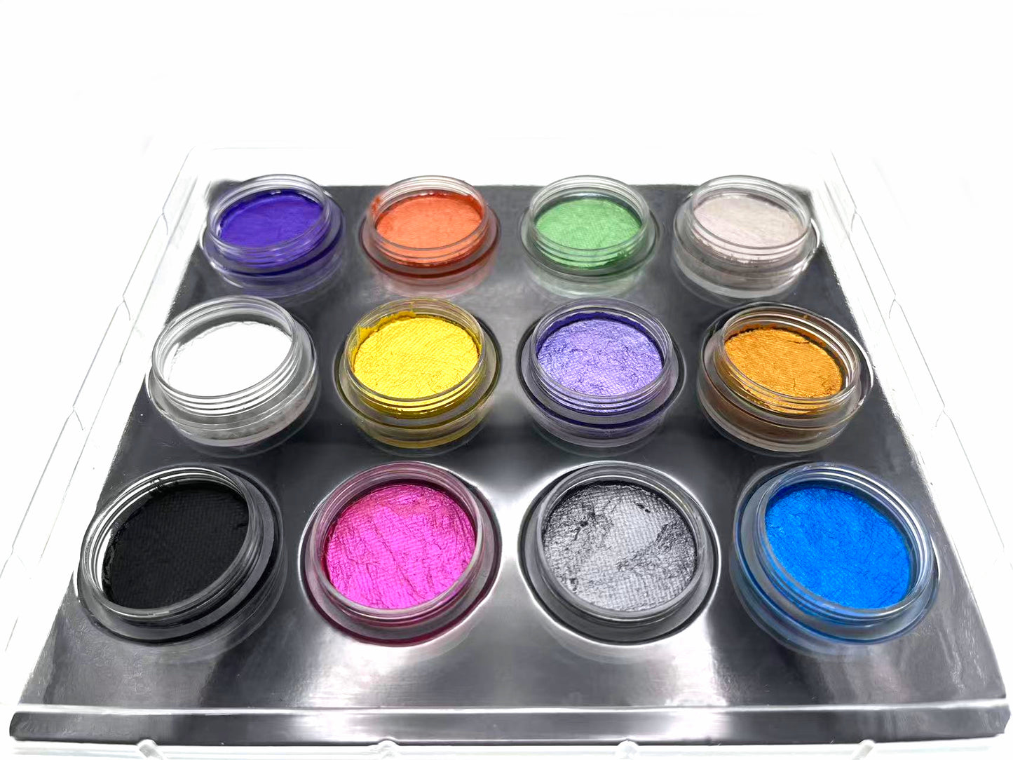 Kryvaline Creamy Line Pearly Face Paint Kit 12 Colors 10g Each