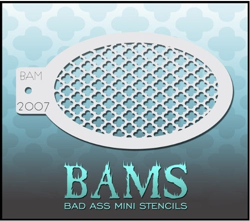 Bad Ass Mini Stencils 2007 - Kryvaline Body Art Makeup | Glitter Tattoos, Face & Body Paint, Design - Kryvaline Body Art Makeup