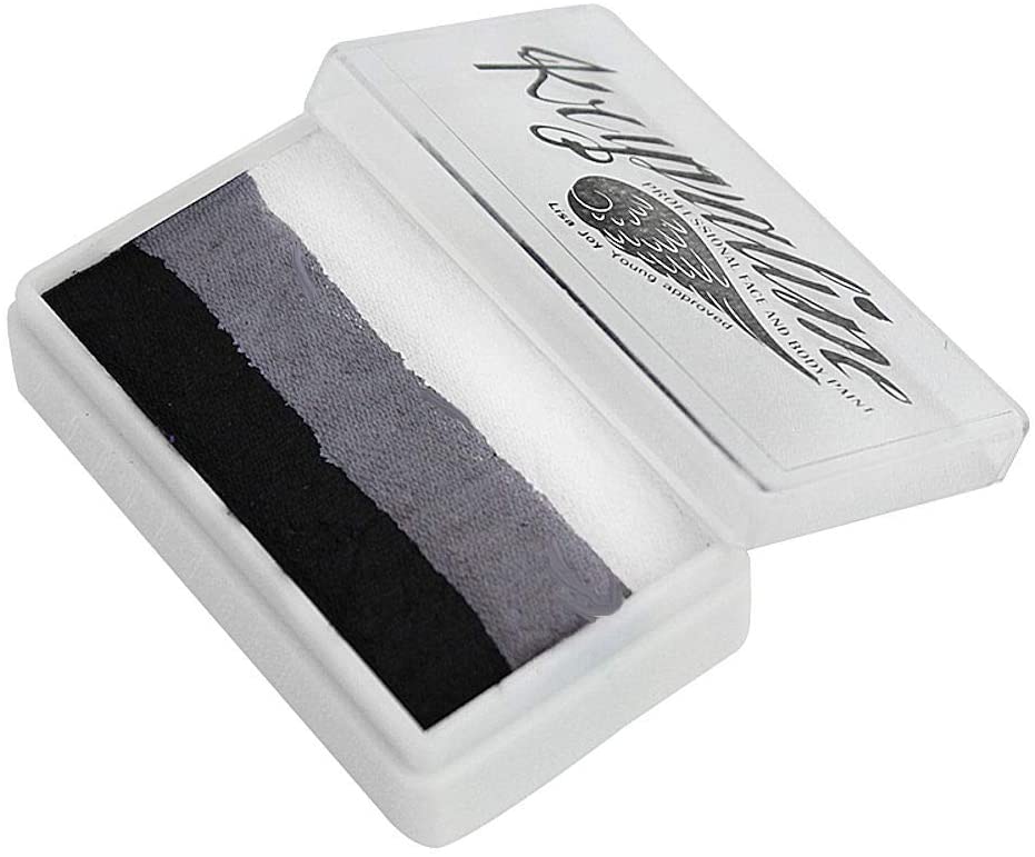 Kryvaline One Stroke 30g Split Cakes Bat Eye - Kryvaline Body Art Makeup | Glitter Tattoos, Face & Body Paint, Design - Kryvaline Body Art Makeup