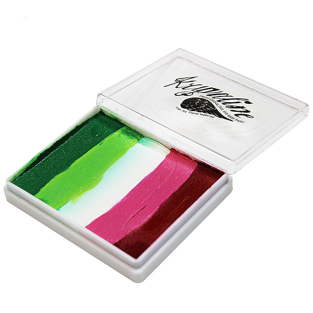 Kryvaline Face and Body Paint Split Cakes 50g Christmas - Kryvaline Body Art Makeup | Glitter Tattoos, Face & Body Paint, Design - Kryvaline Body Art Makeup