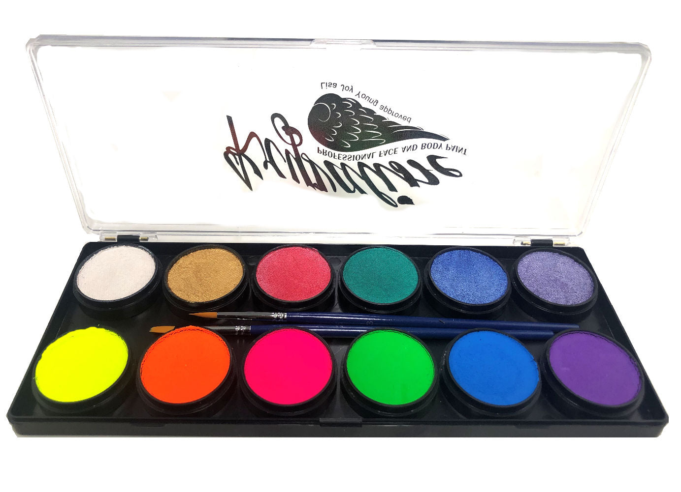 Singkd Color Kryvaline 12 Single Colors Metallic & Neon Palette 10g Each – Kryvaline ...