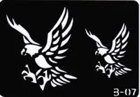 Glitter Tattoo Stencils 5 Pieces Package B-07 - Kryvaline Body Art Makeup | Glitter Tattoos, Face & Body Paint, Design - Kryvaline Body Art Makeup