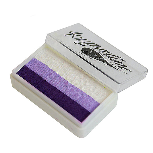 Kryvaline One Stroke 30g Split Cakes Lilac - Kryvaline Body Art Makeup | Glitter Tattoos, Face & Body Paint, Design - Kryvaline Body Art Makeup