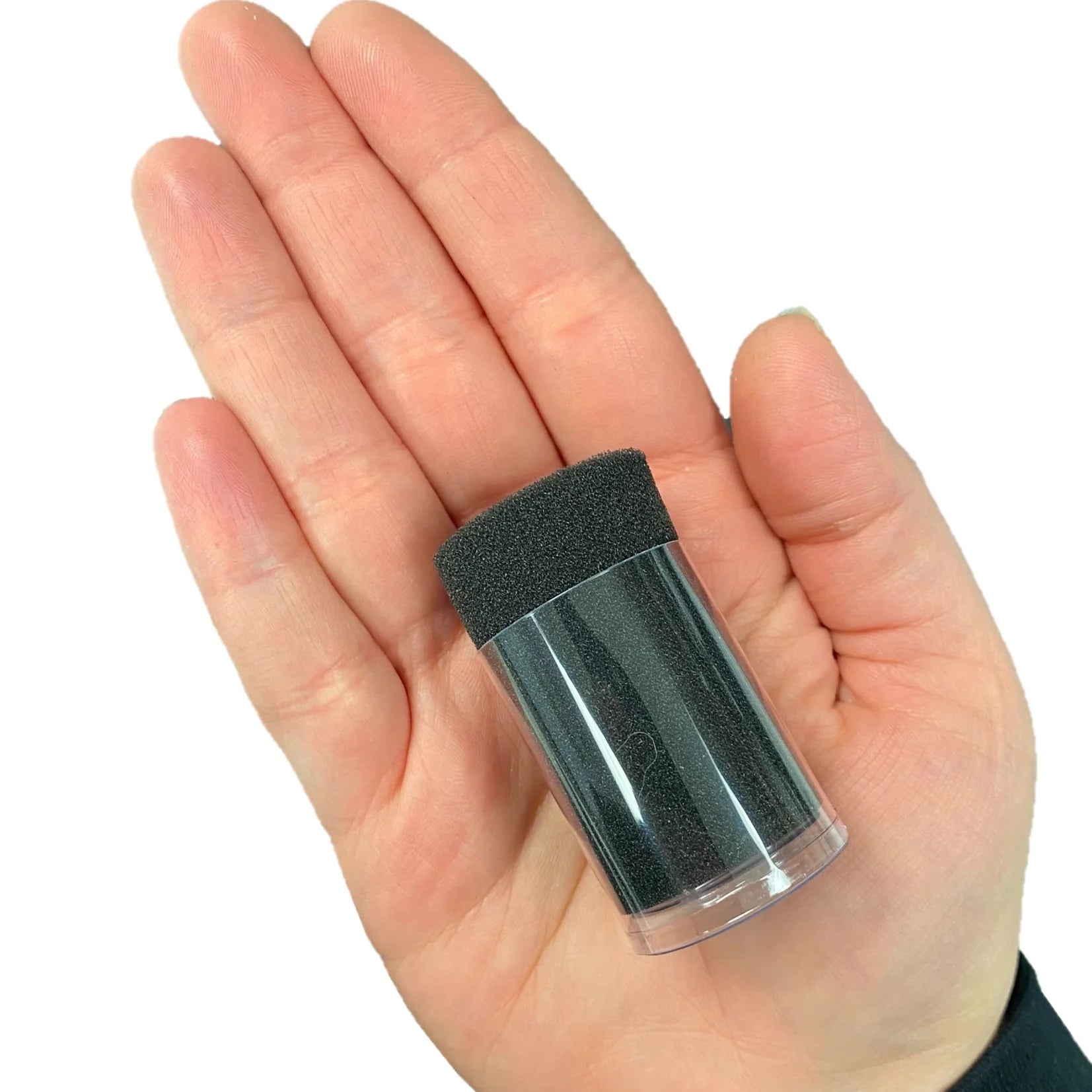 Black Tube Sponges Set of 4 - Kryvaline Body Art Makeup | Glitter Tattoos, Face & Body Paint, Design - Kryvaline Body Art Makeup