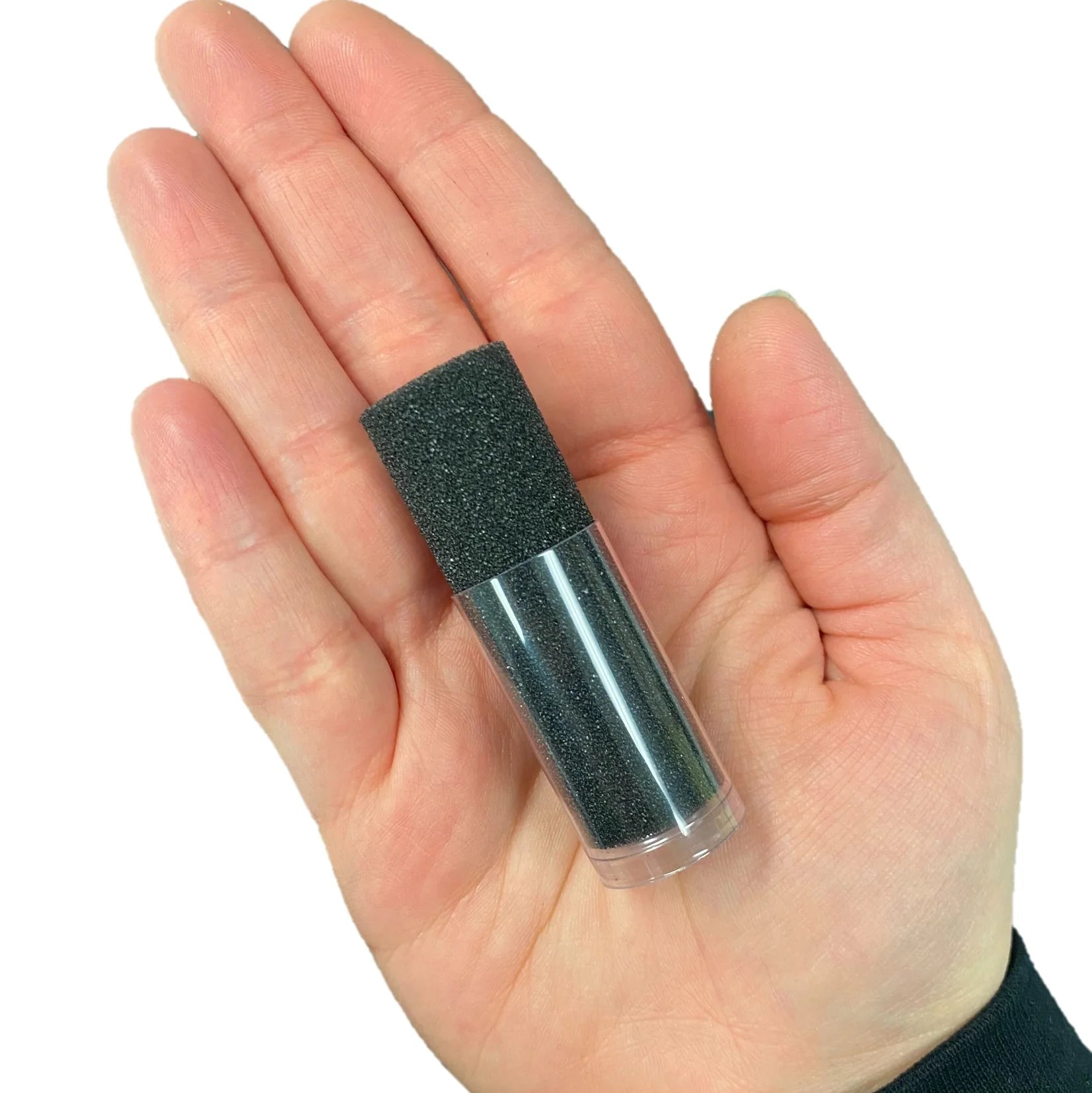 Black Tube Sponges Set of 4 - Kryvaline Body Art Makeup | Glitter Tattoos, Face & Body Paint, Design - Kryvaline Body Art Makeup